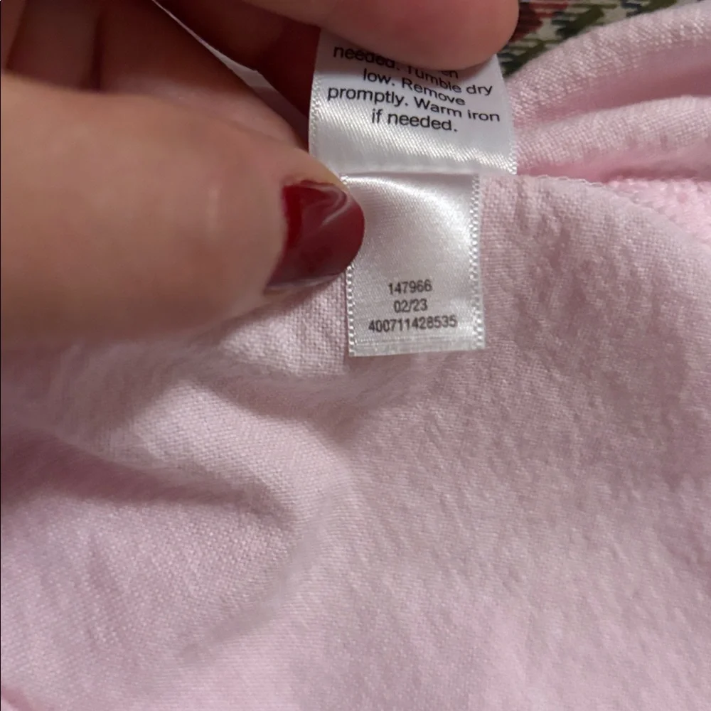 Croft & Barrow Light Pink Button-Up Shirt - Picture 6 of 8
